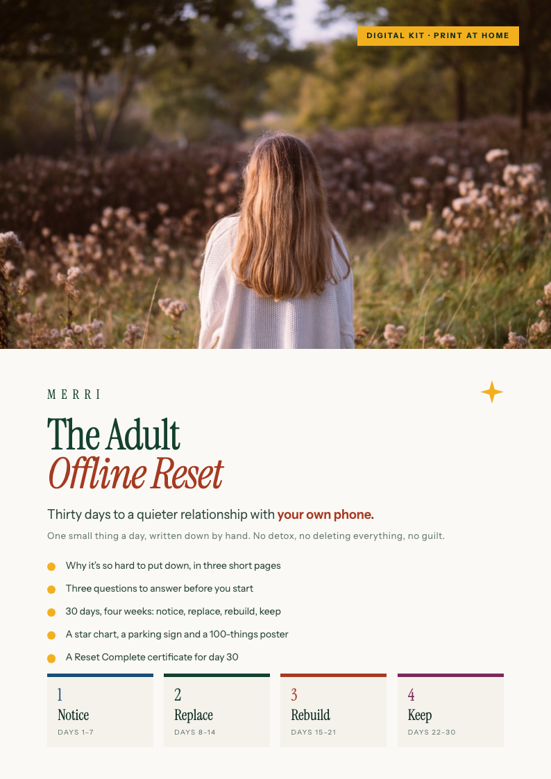 The Offline Reset Workbook